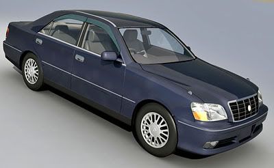 Toyota Crown Majesta 3d model