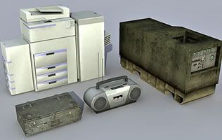 Lowpoly Props 3d Pack 08