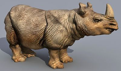 Lowpoly Rhino