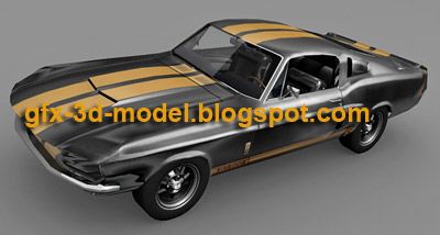 1967 Shelby Mustang car model