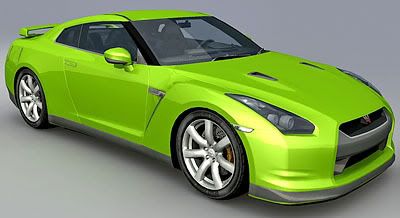Nissan GTR R35 3d model