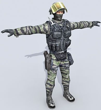 3D Soldier model