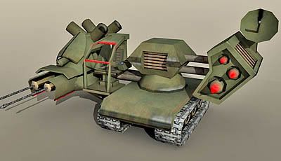 Lowpoly Armoured Vehicle