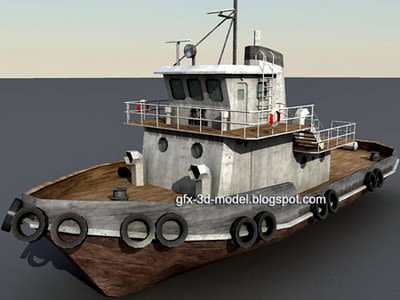 TugBoat 3d model