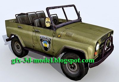 UAZ 469 3d model