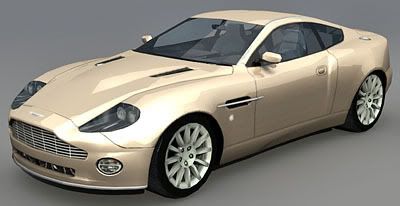 Aston Martin V12 Vanquish – Lowpoly