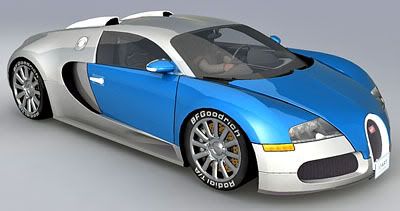 Bugatti Veyron – Medium Poly 3d model
