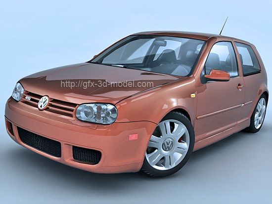 Volkswagen Golf 4 3d model