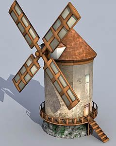 Windmill 3d model