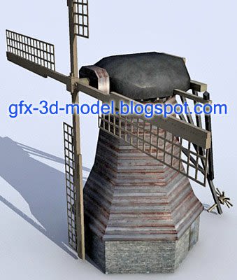 Windmill 3d model
