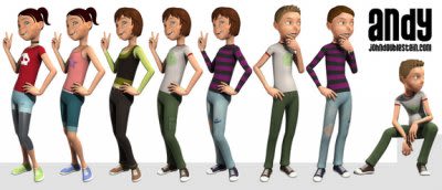 Andy 3D Character