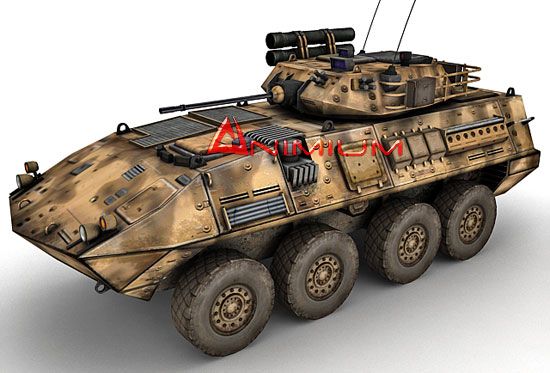 Armored Personnel Carrier 3d model