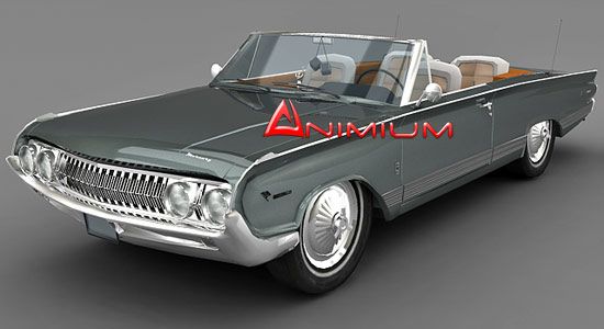 Mercury Park Lane 1964 3d model