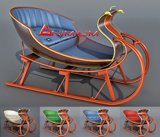 Sled 3d model