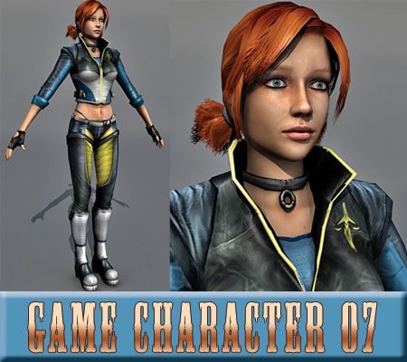 3D female character