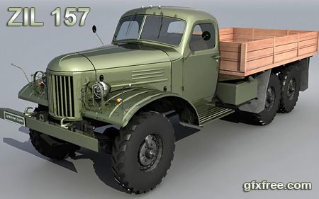 Zil 157 3d truck model