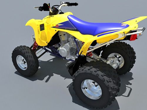Suzuki LTZ400 Quad bike 3D model