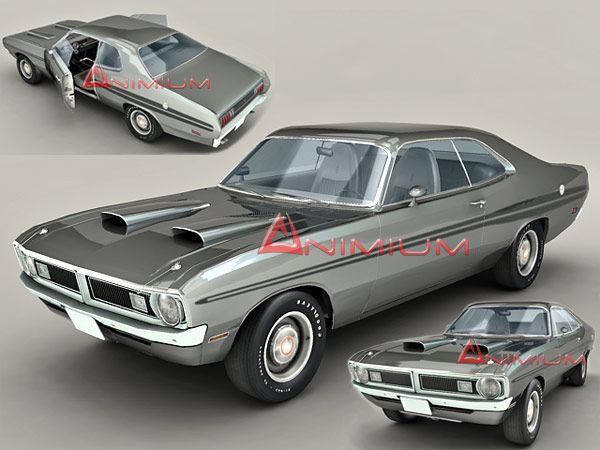 1971 Dodge Demon 3d model