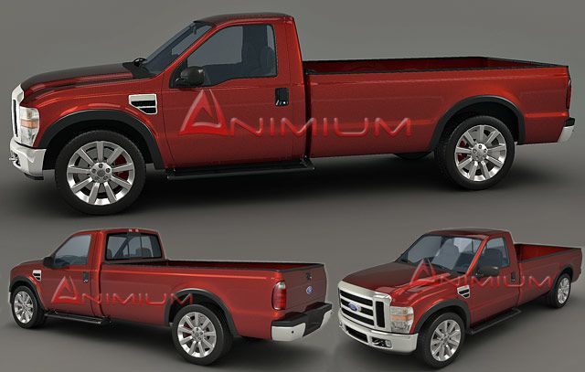 Ford F250 3d models