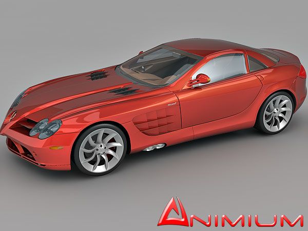 Mercedes Benz SLR McLaren 3d model