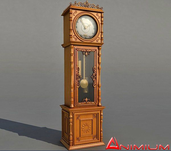 Antique Clock 3d model