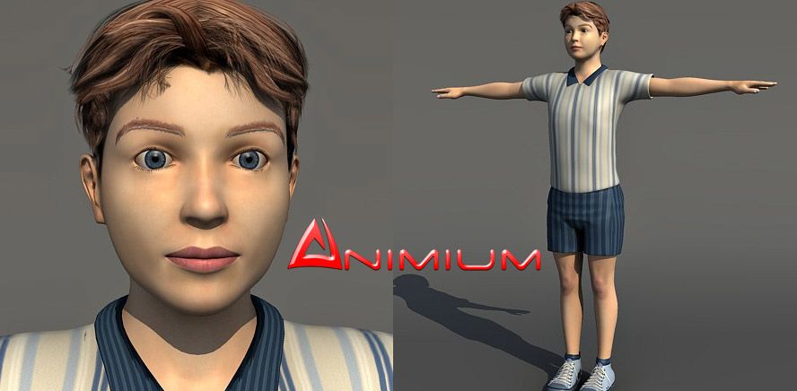 Boy 3d Character model