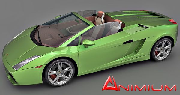 Lamborghini Gallardo Spyder 3d model