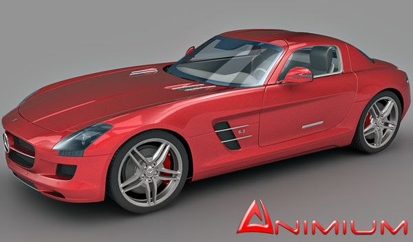 Mercedes Benz SLS 3d model