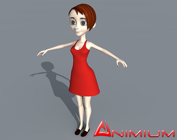 Woman 3d character