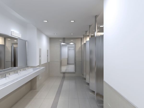 3d Bathroom and Toilet