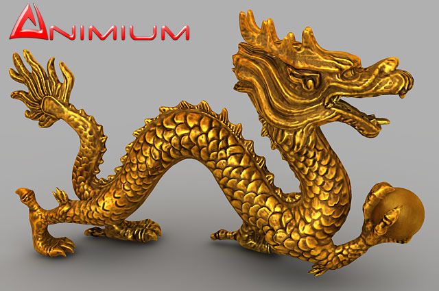 Chinese Dragon UVW