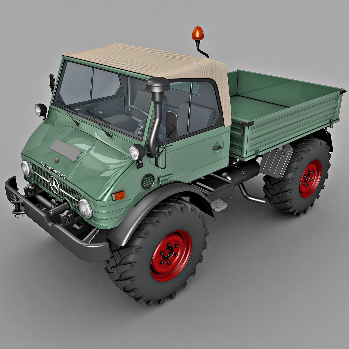 Benz Unimog 3d model