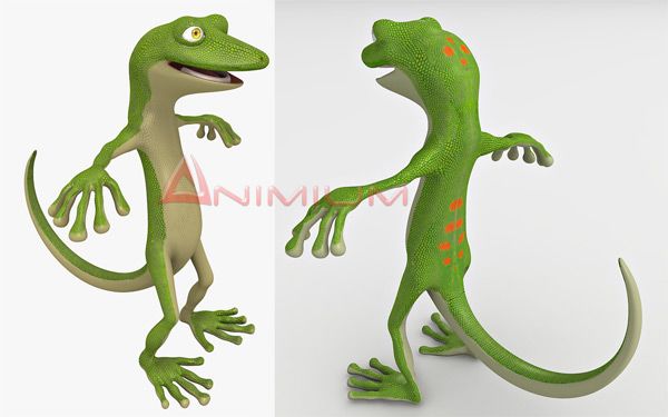 Cartoon Gecko