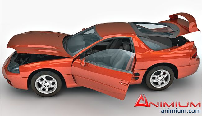 Mitsubishi 300GT 3d model