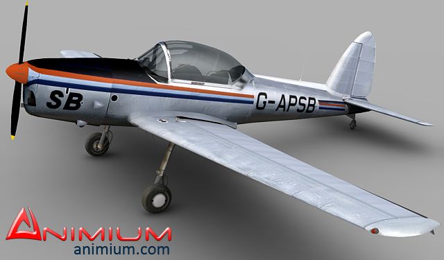 DHC-1 Chipmunk 3d model
