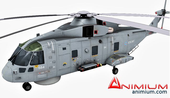 AgustaWestland AW101 3d model