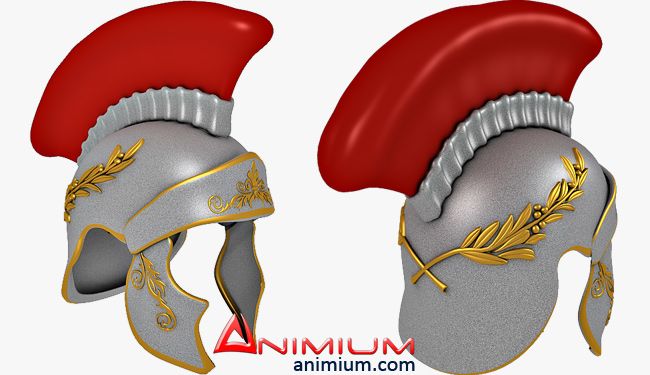 Galea helmet 3d model