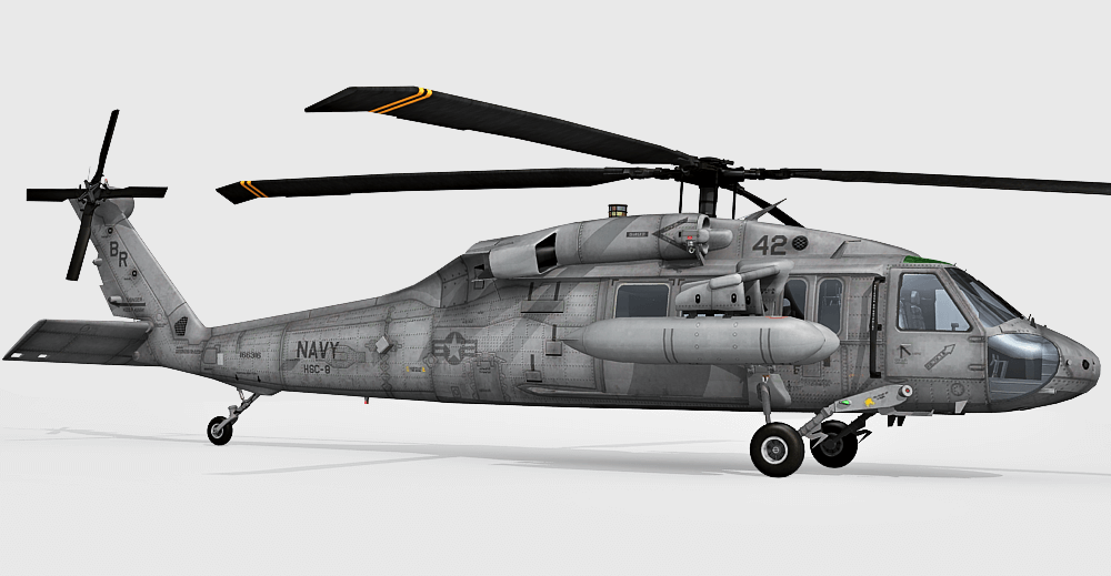 MH-60 Black Hawk helicopter 3d model