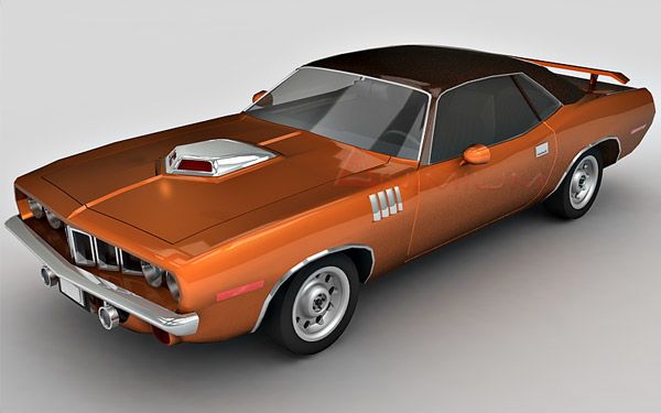 Plymouth Barracuda 3d model