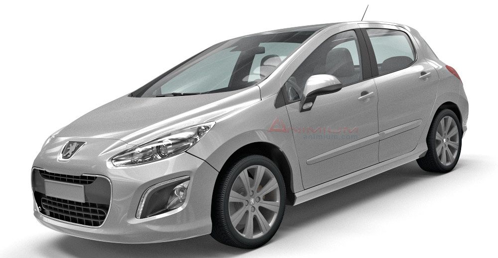 Peugeot 308 3d model