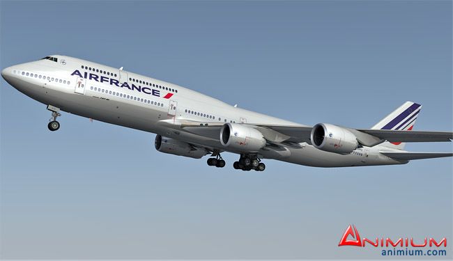 Boeing 747-800 3d model