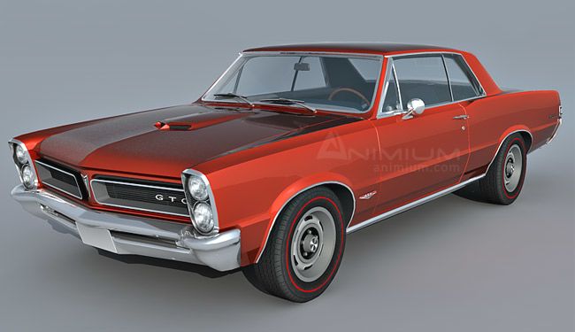 Pontiac Tempest Le Mans GTO 3d model