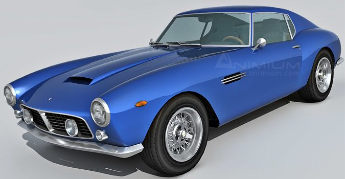 ferrari 250 gto 3d model