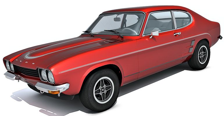 Ford Capri S 3d model