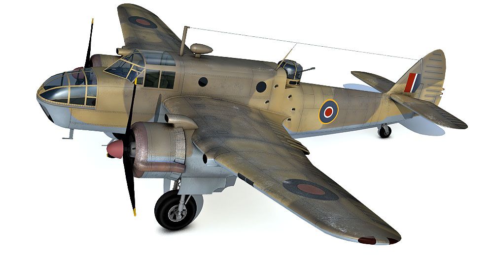 Bristol Beaufort 3d model