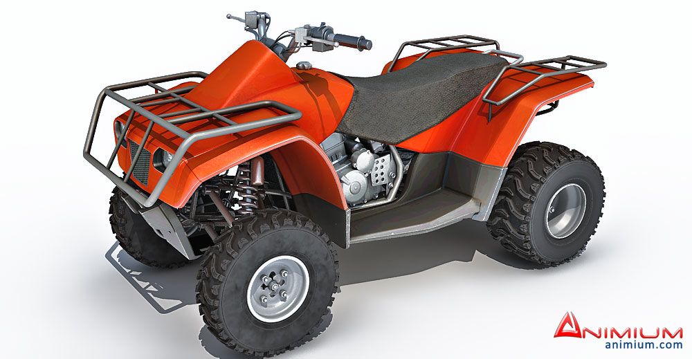 Quad Bike 3d model