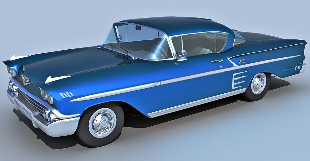 1958 Chevrolet Impala 3d model