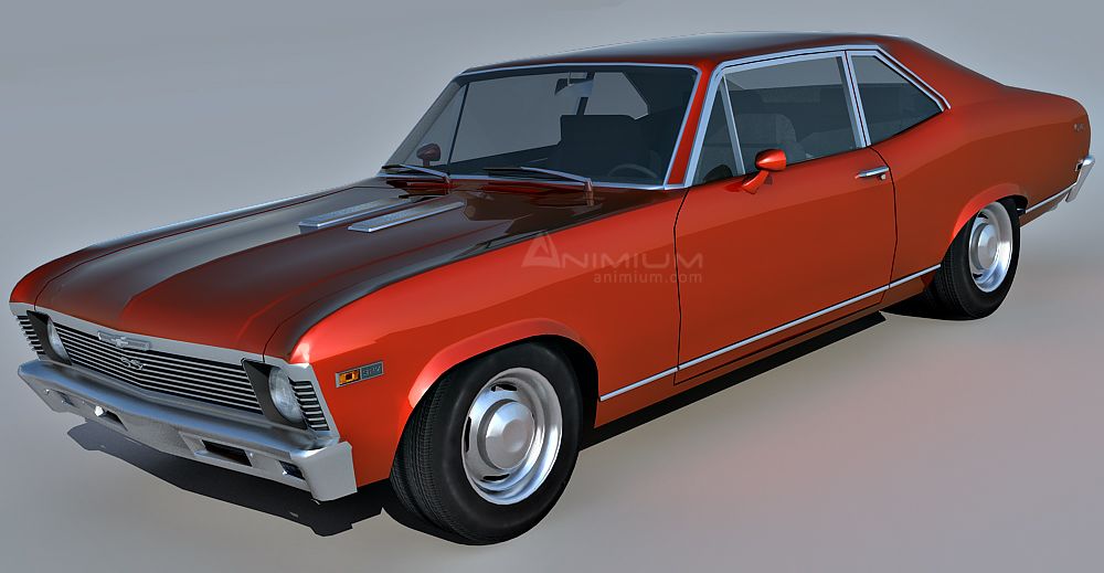 1969 Chevrolet Nova SS 3d model