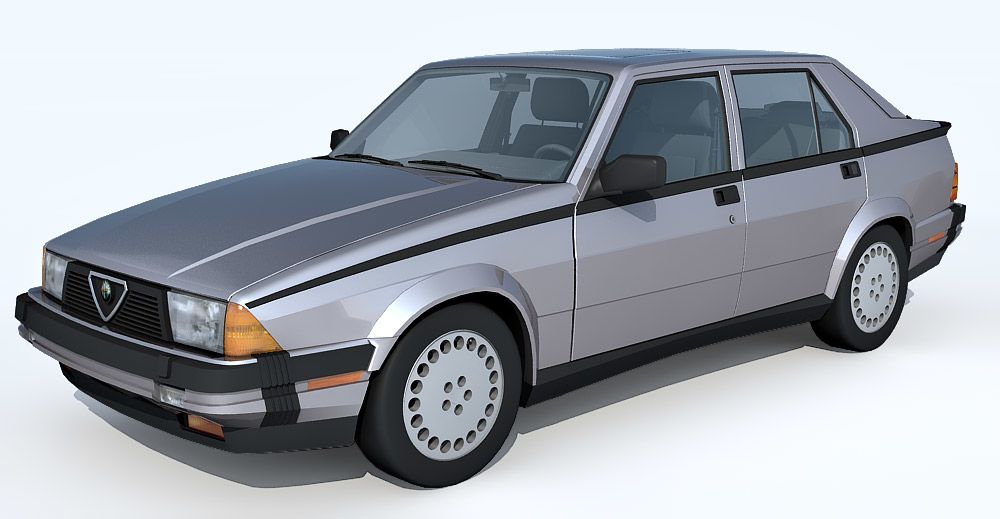 1987 Alfa Romeo Milano 3d model