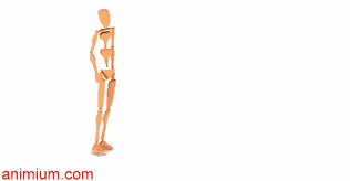 Sit on the bar stool motion capture
